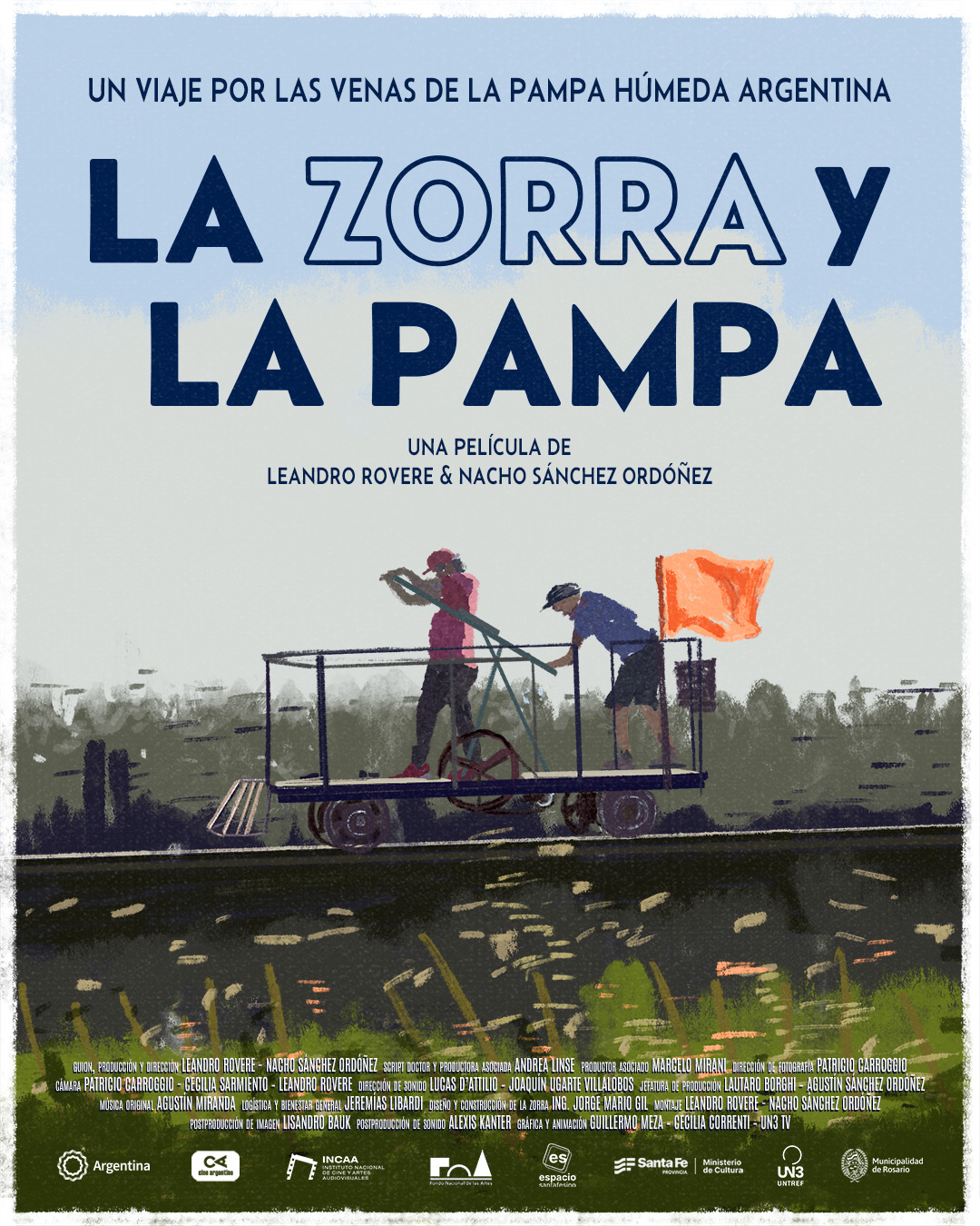 Afiche de La Zorra y La Pampa